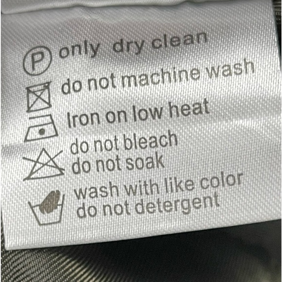 ASM ANNA Wool blend Fold Waist Wide Leg Cropped Pants Trousers Quiet Luxury - Picture 8 of 9